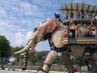 This steampunk park in france takes you to the discovery of the nantes mechanical elephant in an unique atmosphere in. Nantes Mechanical Elephant : In A Blink Of An Elephant S Eye